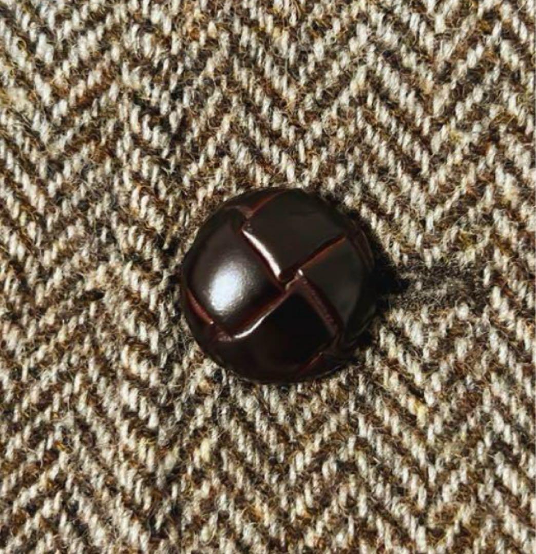 美品BrooksBrothers BALLCOLLAR COAT ハリスツイード