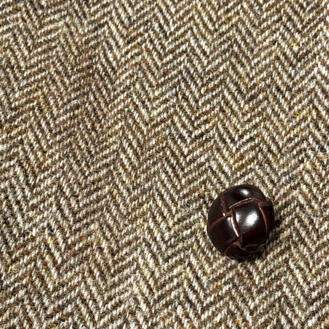 美品BrooksBrothers BALLCOLLAR COAT ハリスツイード