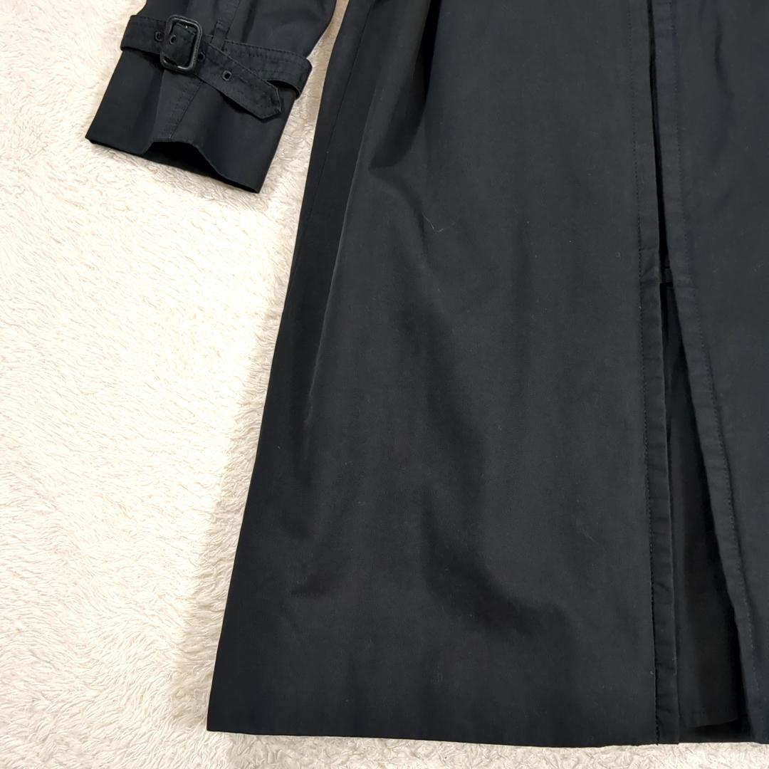 アクアスキュータム ライナー付トレンチコート 2way ベルト ブラック