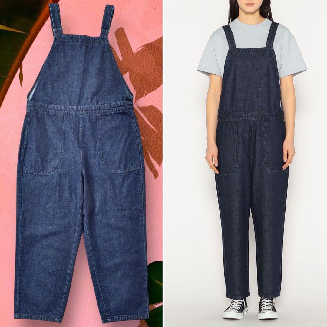 日本製 新品タグ付 ダントンDANTON デニムサロペットパンツ オーバーオール