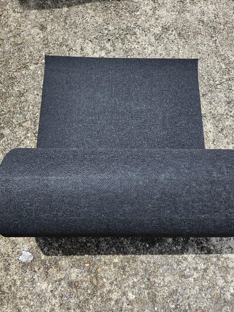 【新品】本格ポリエステル不織布 防草シート(ブラック)厚手　巾1m×30m