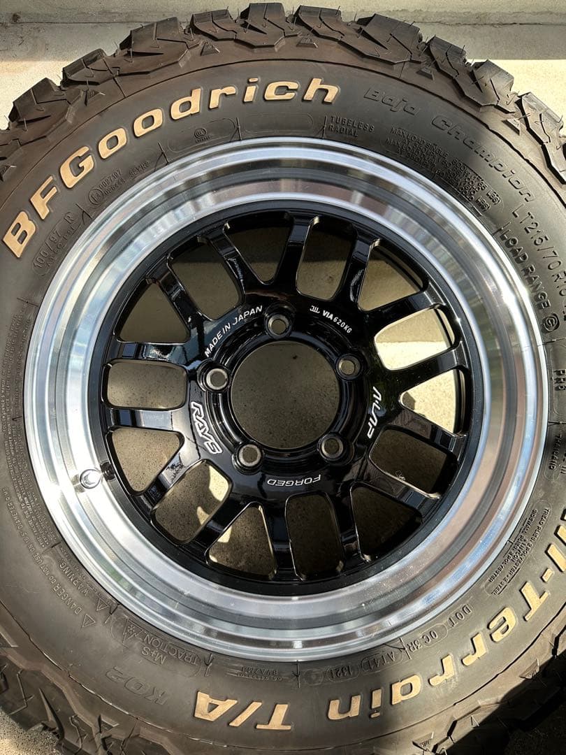 ジムニーシエラ・ノマド　レイズ　A LAP タイヤホイール5本