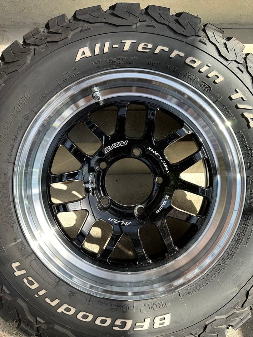ジムニーシエラ・ノマド　レイズ　A LAP タイヤホイール5本