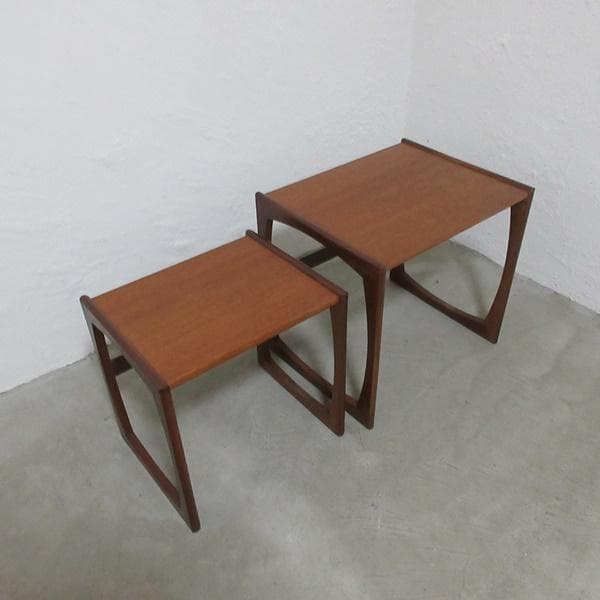 イギリス ビンテージ 家具 ネストテーブル サイドテーブル 入れ子 6989d