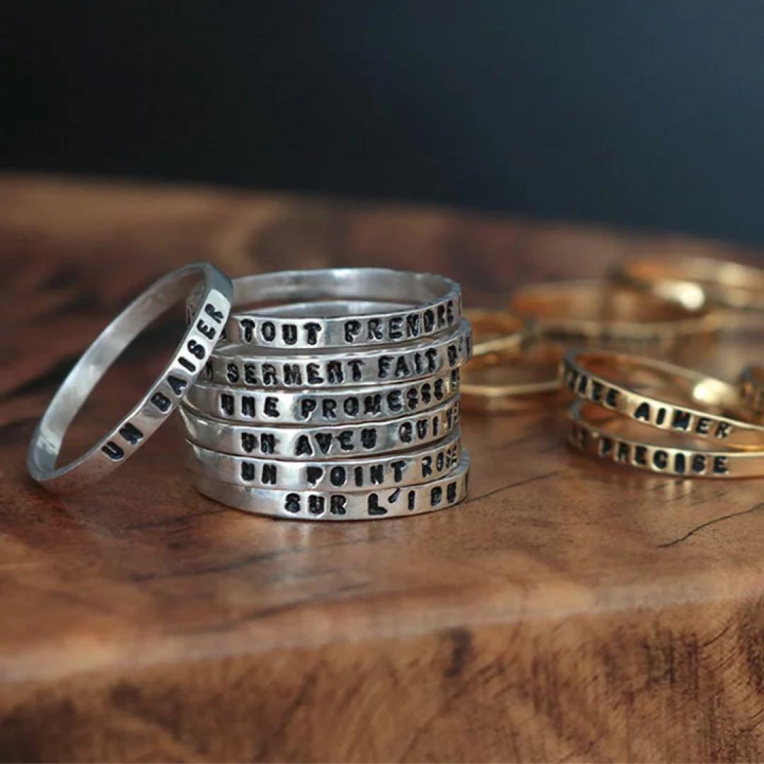 SERGE THORAVAL 7連リング 接吻