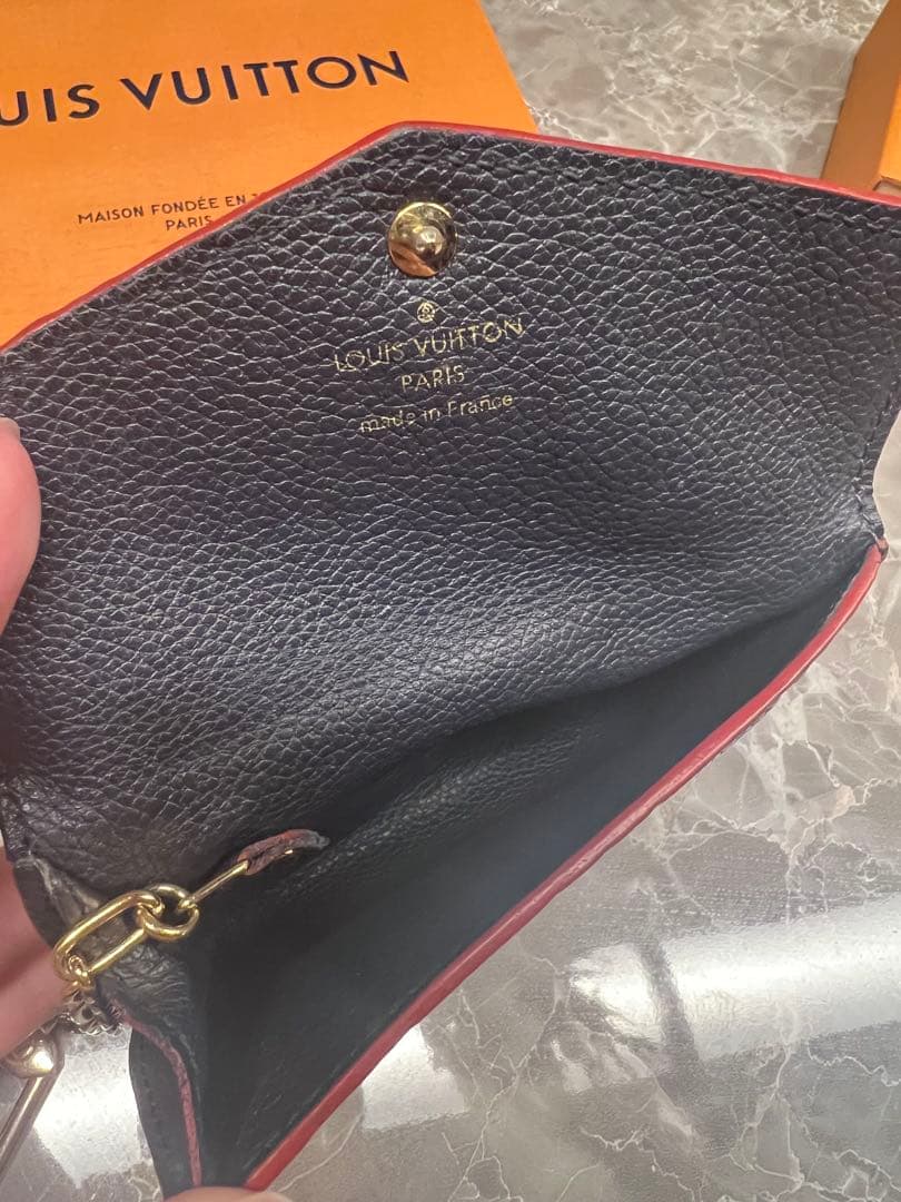 LOUIS VUITTON ルイヴィトン アンプラントネイビーカードケース
