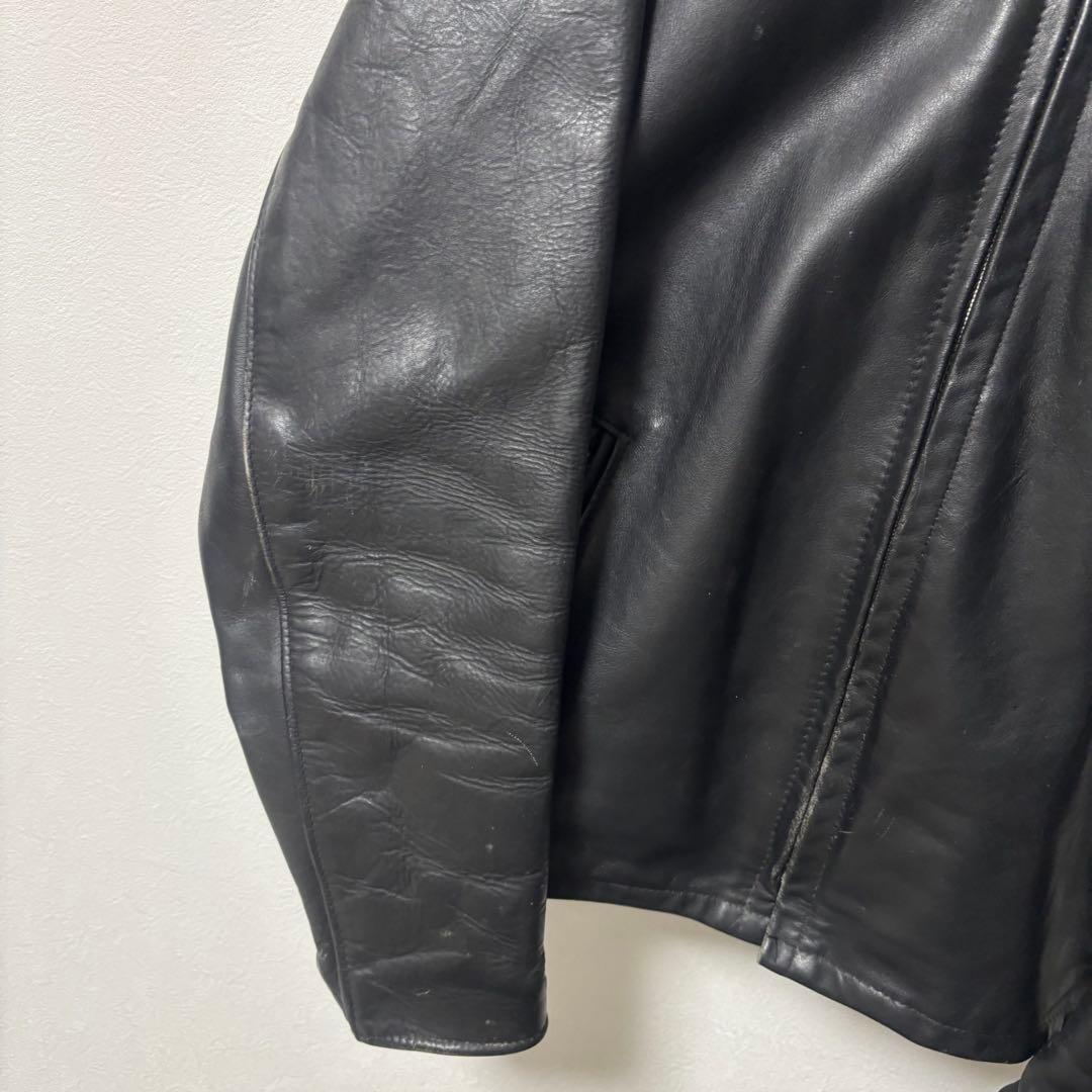 人気✨schott 641 レザージャケット　シングルライダース　本革　40 黒