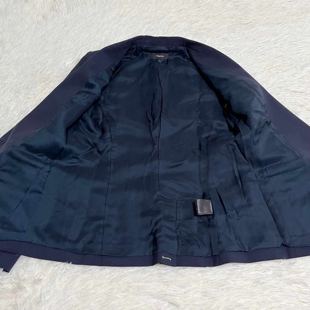 Theory パンツ セットアップ Tailor ネイビー 総裏地 S