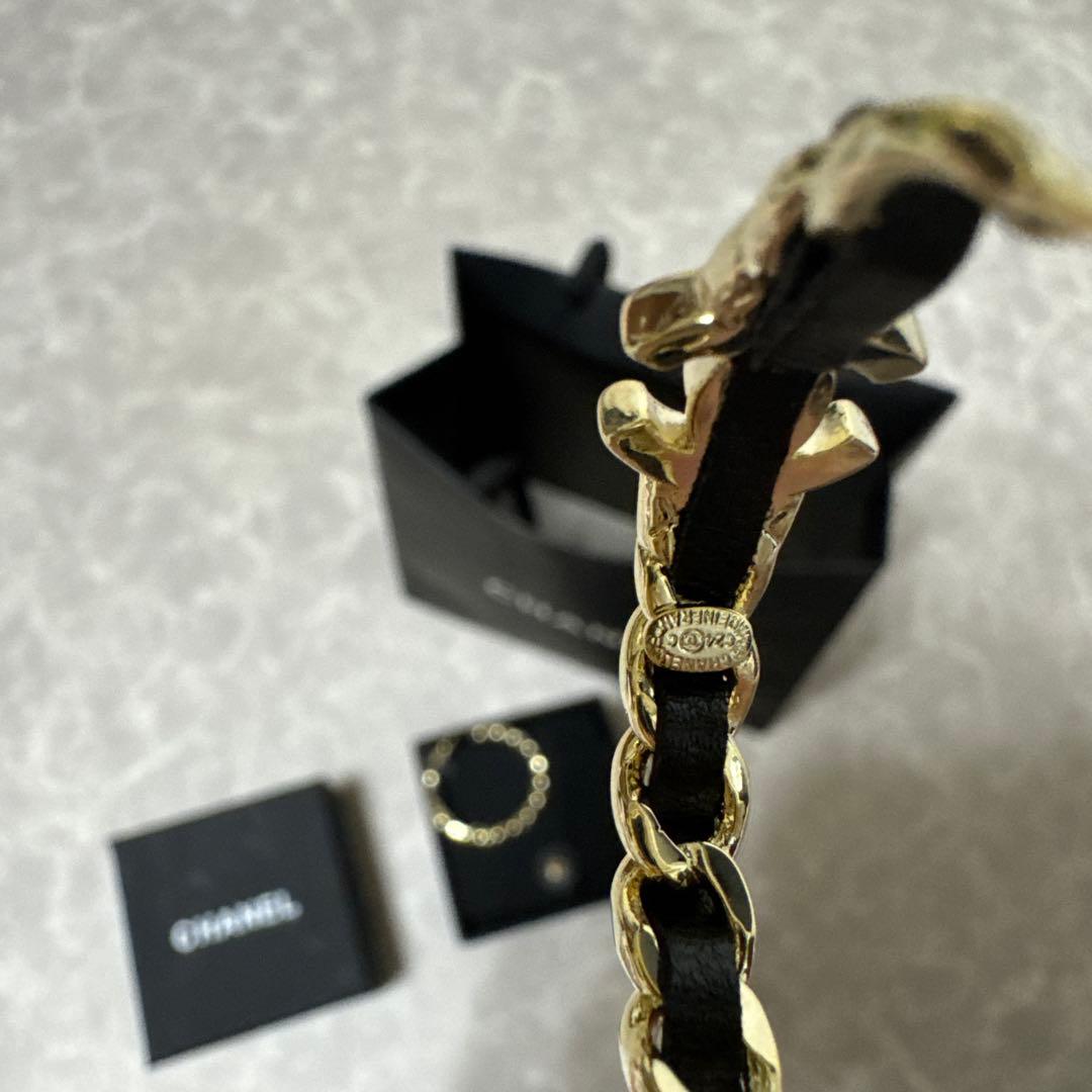 [本日限りの出品] CHANEL マトラッセ ゴールド ピアス