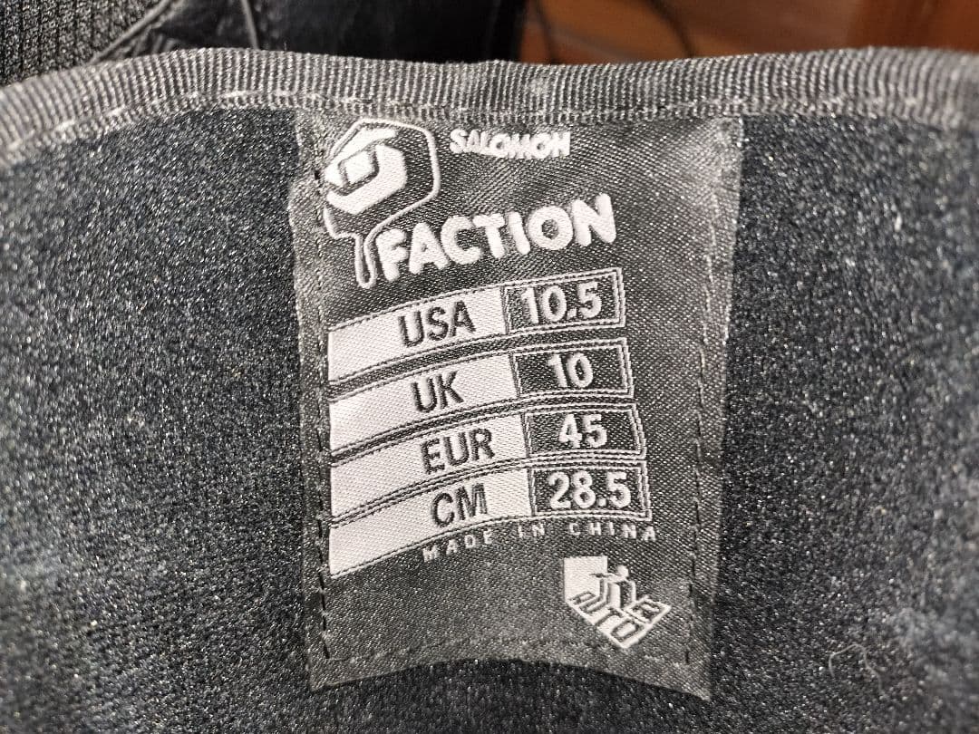 （即購入可）SALOMON サロモン FACTION スノーボードブーツ28.5