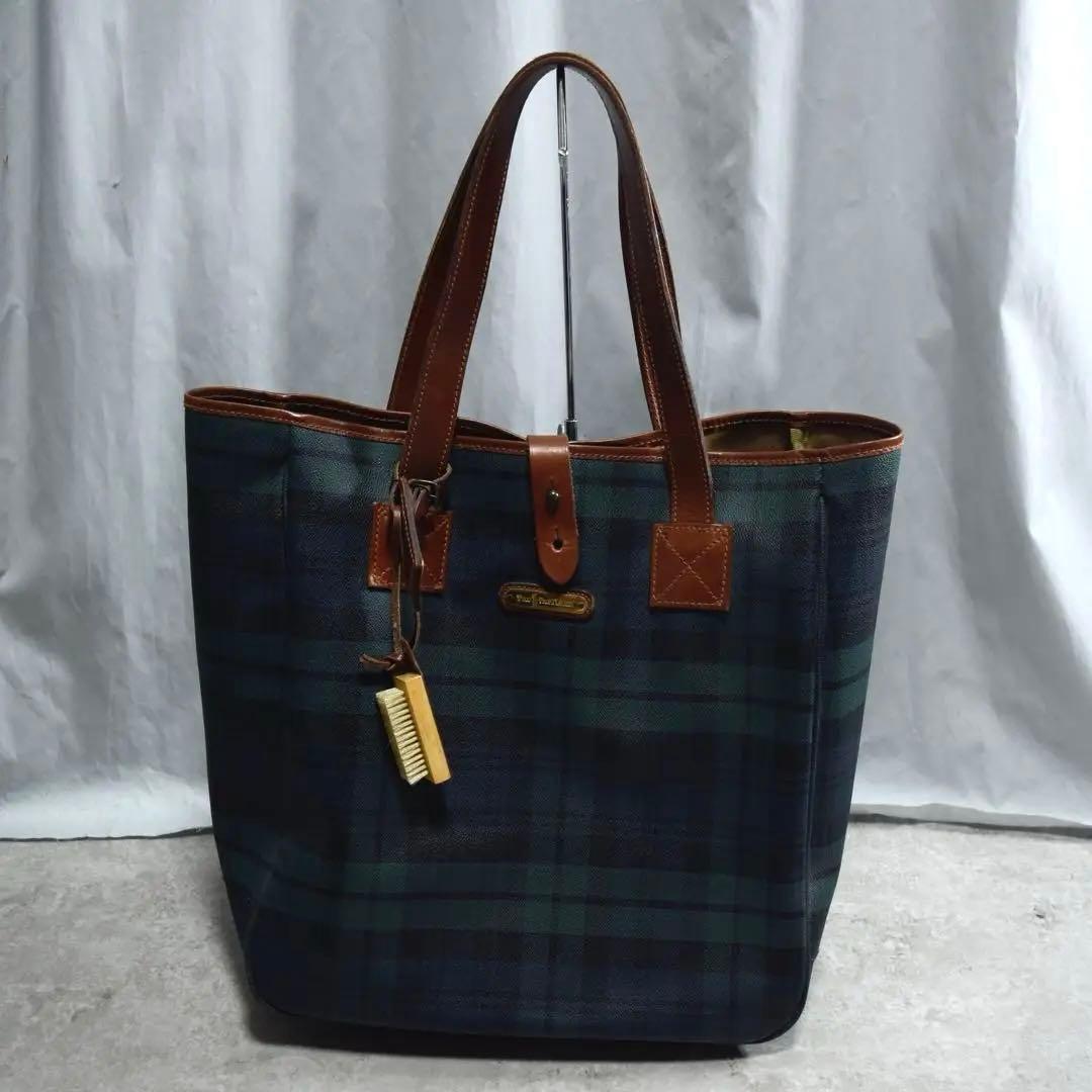 【美品】RALPH LAUREN トートバッグ PVC 大容量 A4収納可