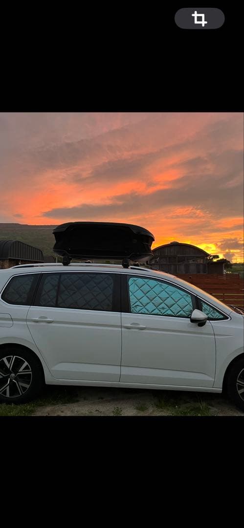 ゴルフ トゥーラン（5T）マルチシェード・シルバー フロント・リア 10枚セット