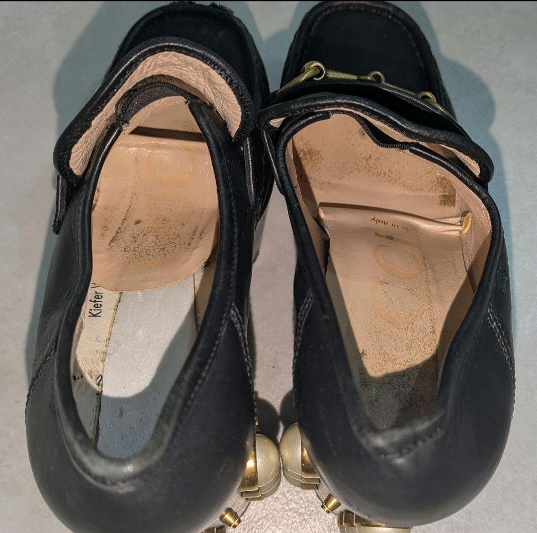 GUCCI ブラックシューズ 24.5