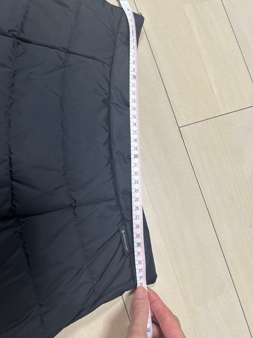 MONCLER ブラック ダウンスカート 40