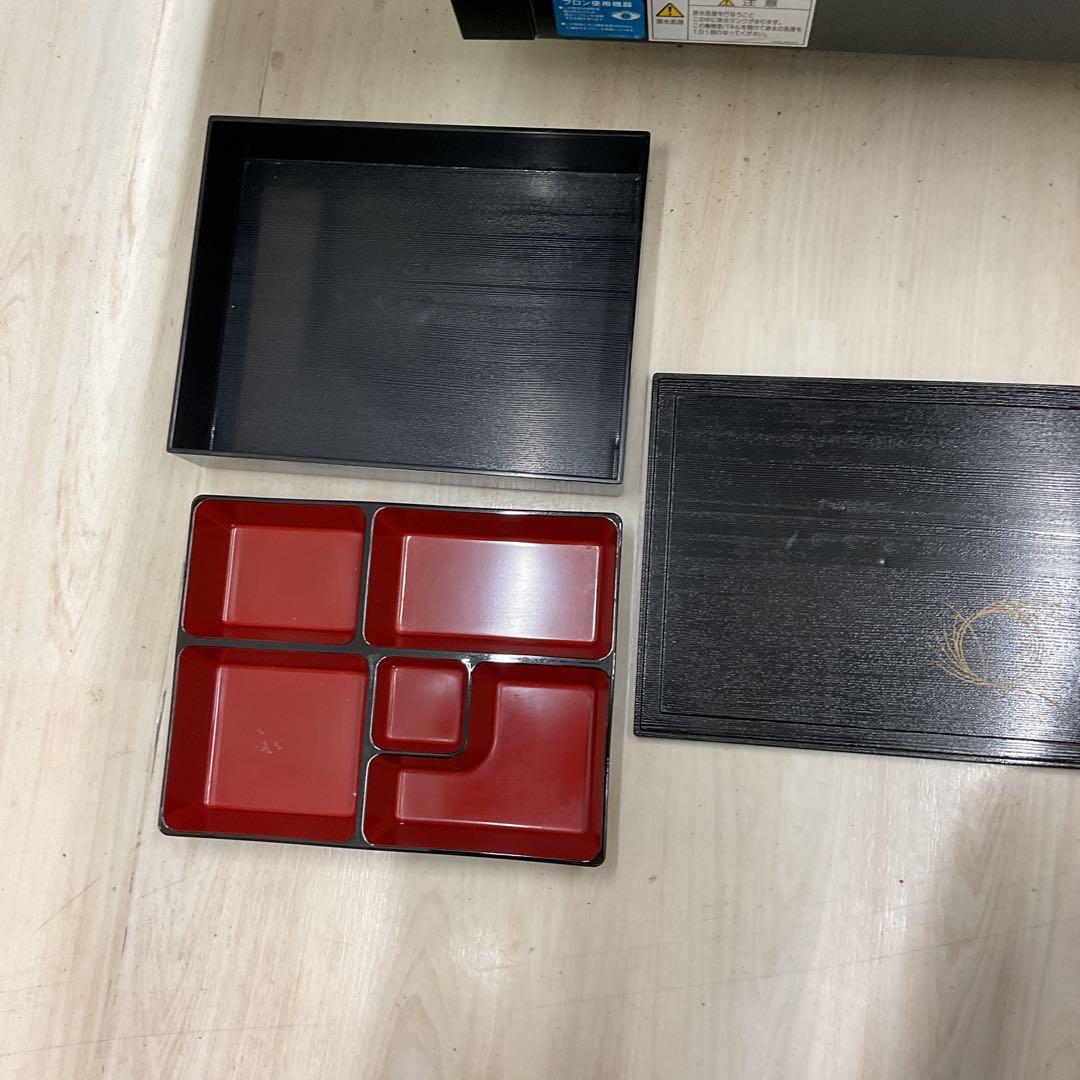 中古　松花弁当　弁当箱　器　料亭　割烹　6セット