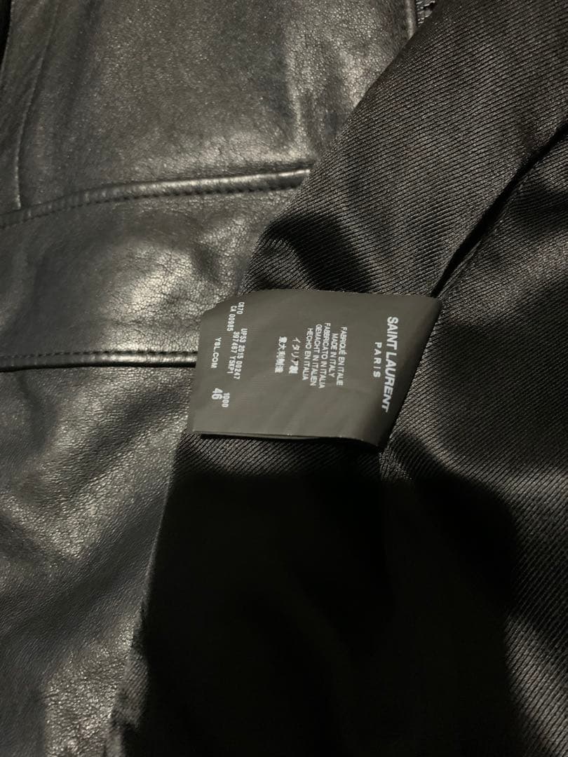 Saint Laurent ブラックA2タイプレザージャケット