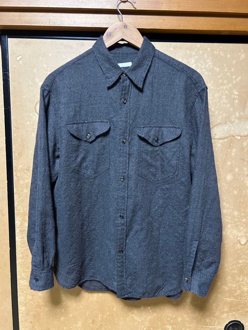 トップス LIDNM/WOOL CPO SHIRT
