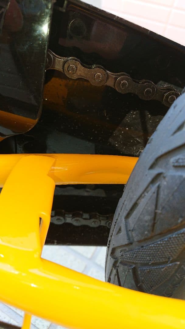 美品 HUMMER 子供用自転車 補助輪付 16インチ イエロー