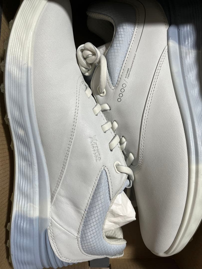 新品エコーECCOGolf SThreeレザーGoreTexゴルフシューズ24