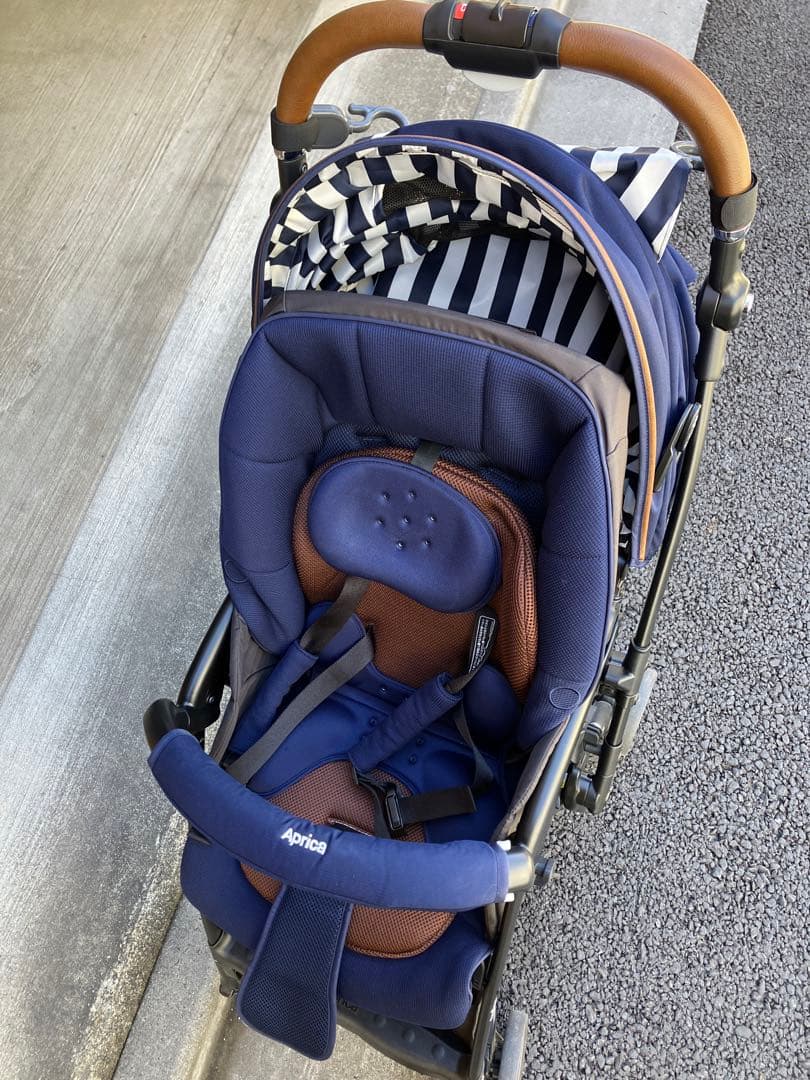 Aprica ラクーナビッテ クッション ネイビー ベビーカー