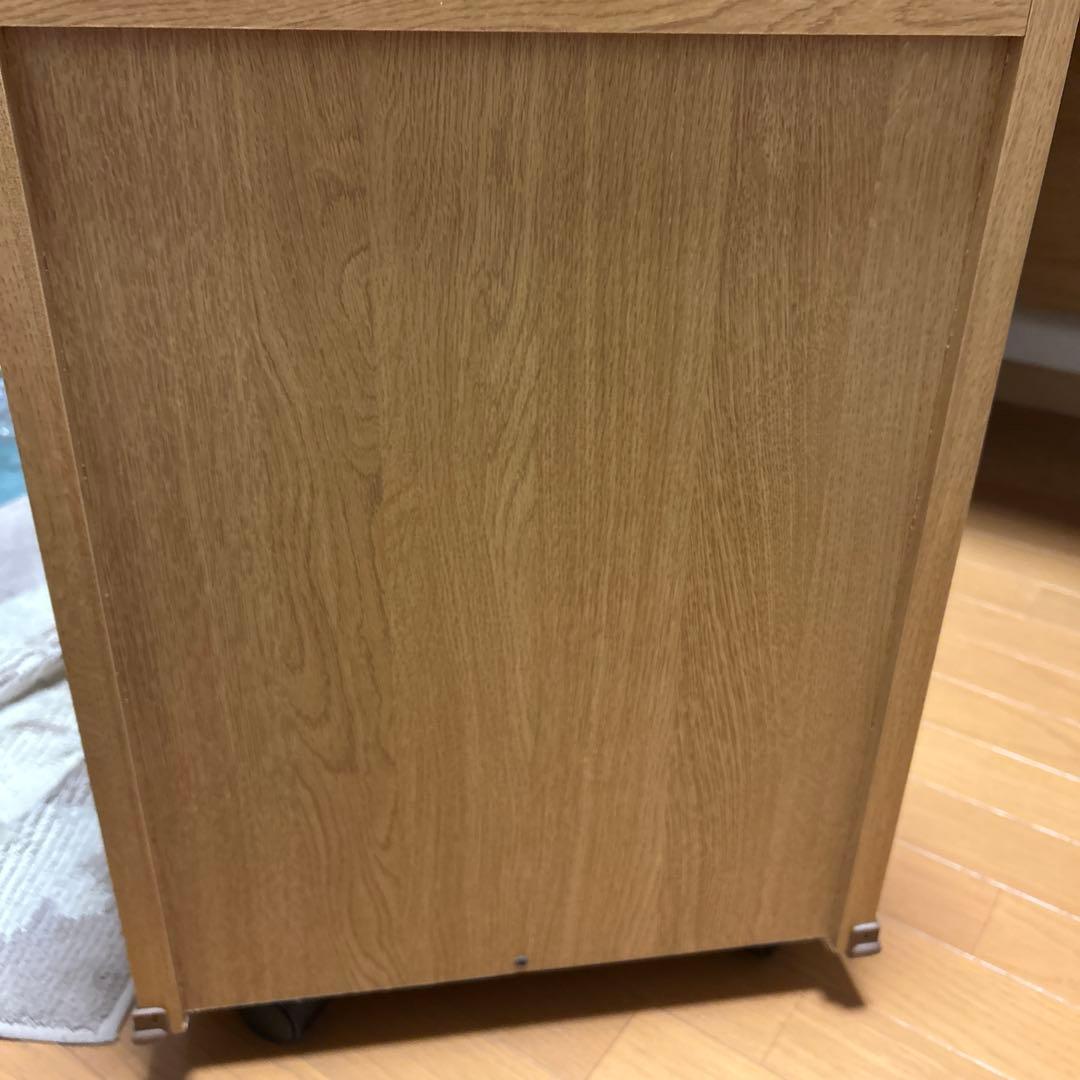 美品！コイズミ学習机　 3段引き出しキャスター付き