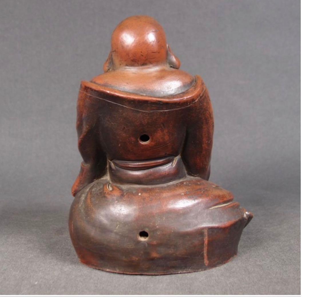 送料無料　値下げ中　江戸期古備前焼　伏香炉/置物