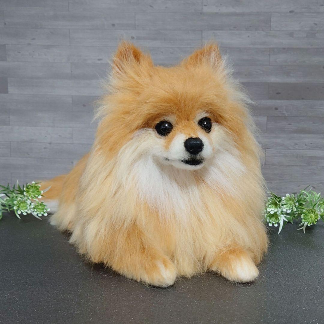 オーダー品　羊毛フェルト犬
