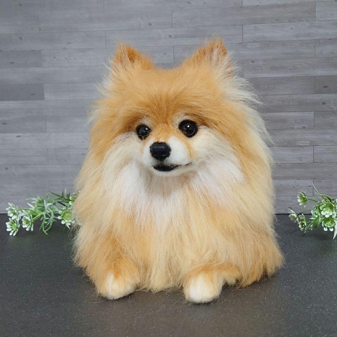 オーダー品　羊毛フェルト犬