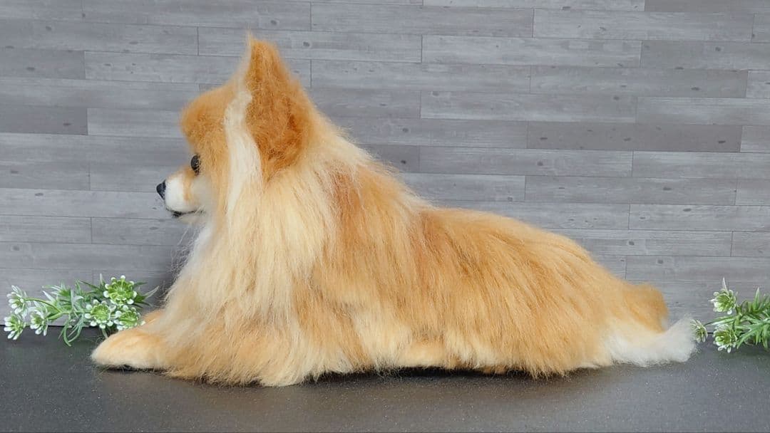 オーダー品　羊毛フェルト犬