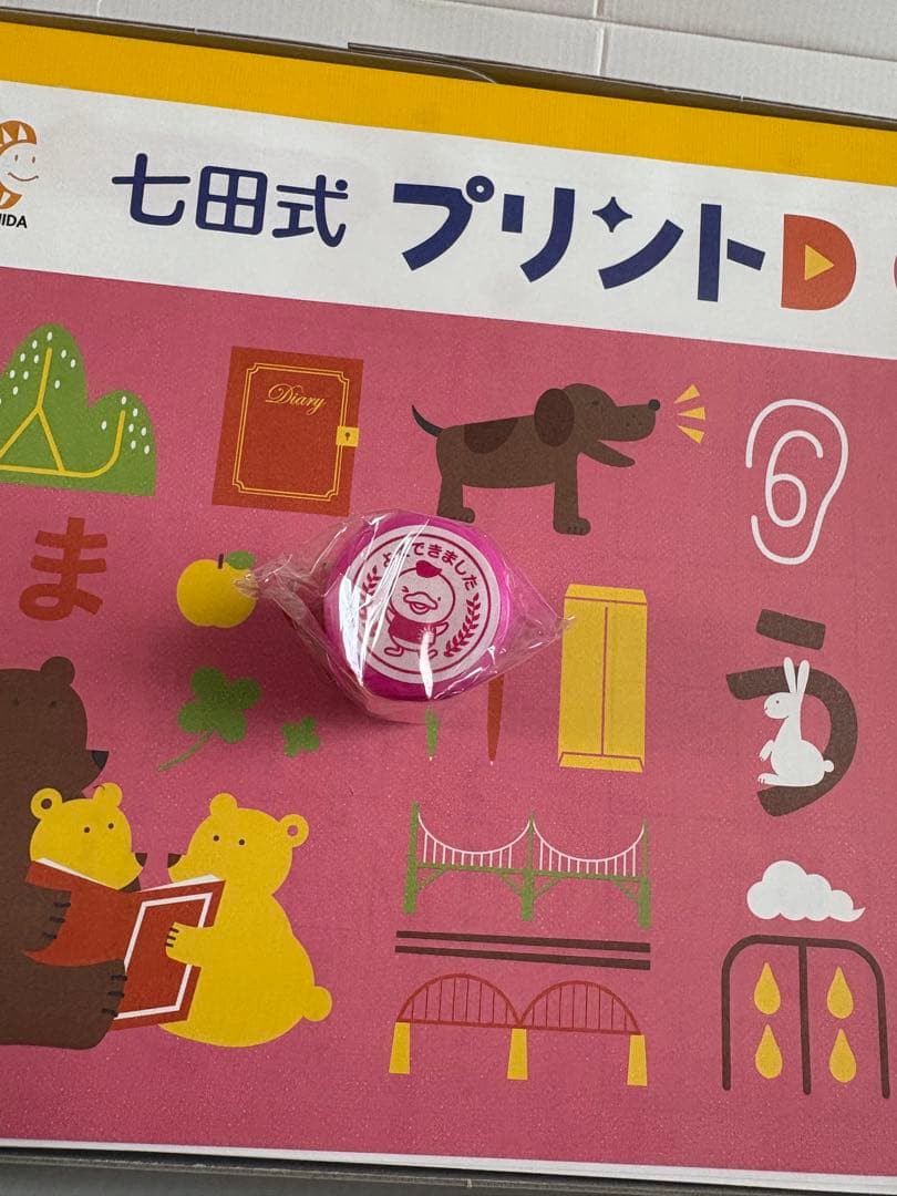 七田式プリントD フルセット　ちえ もじ かず　未記入
