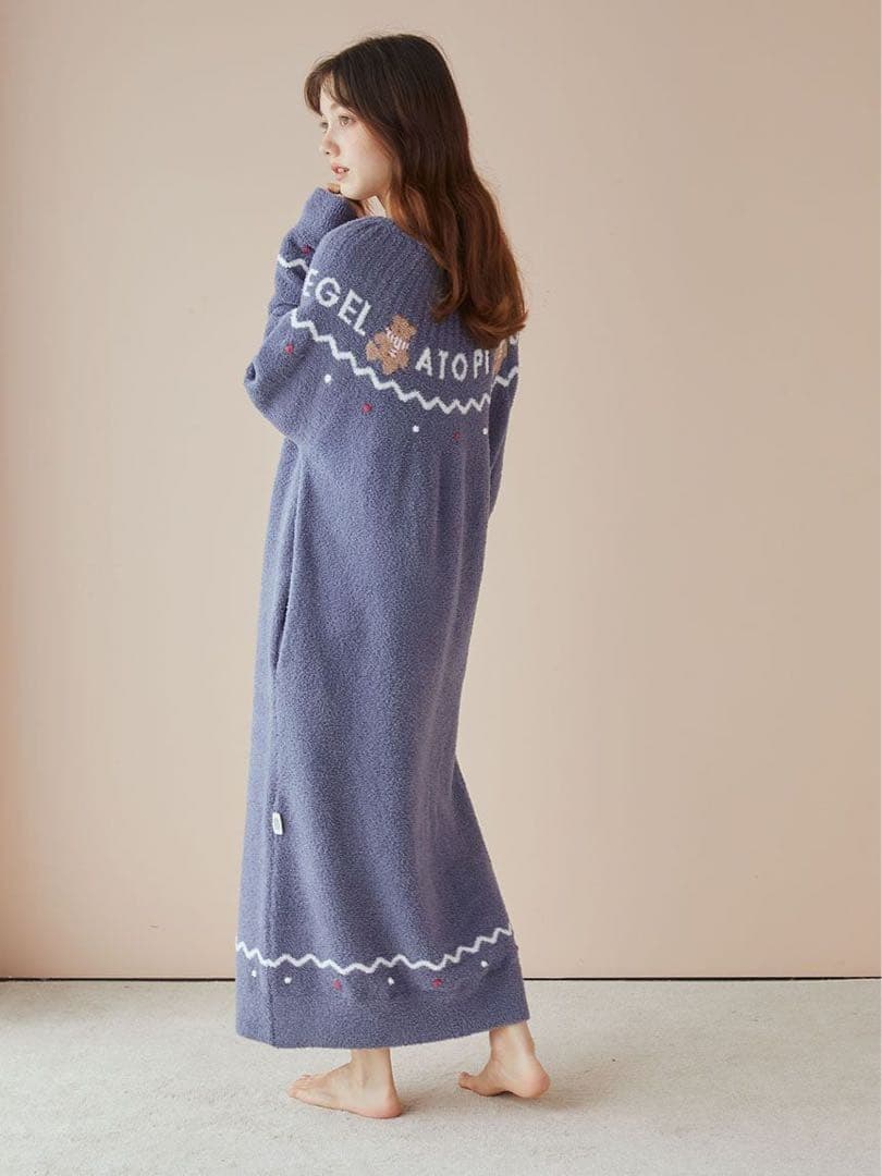 正規品♡新品 ジェラートピケ ホリデー ノルディック ワンピース ネイビー