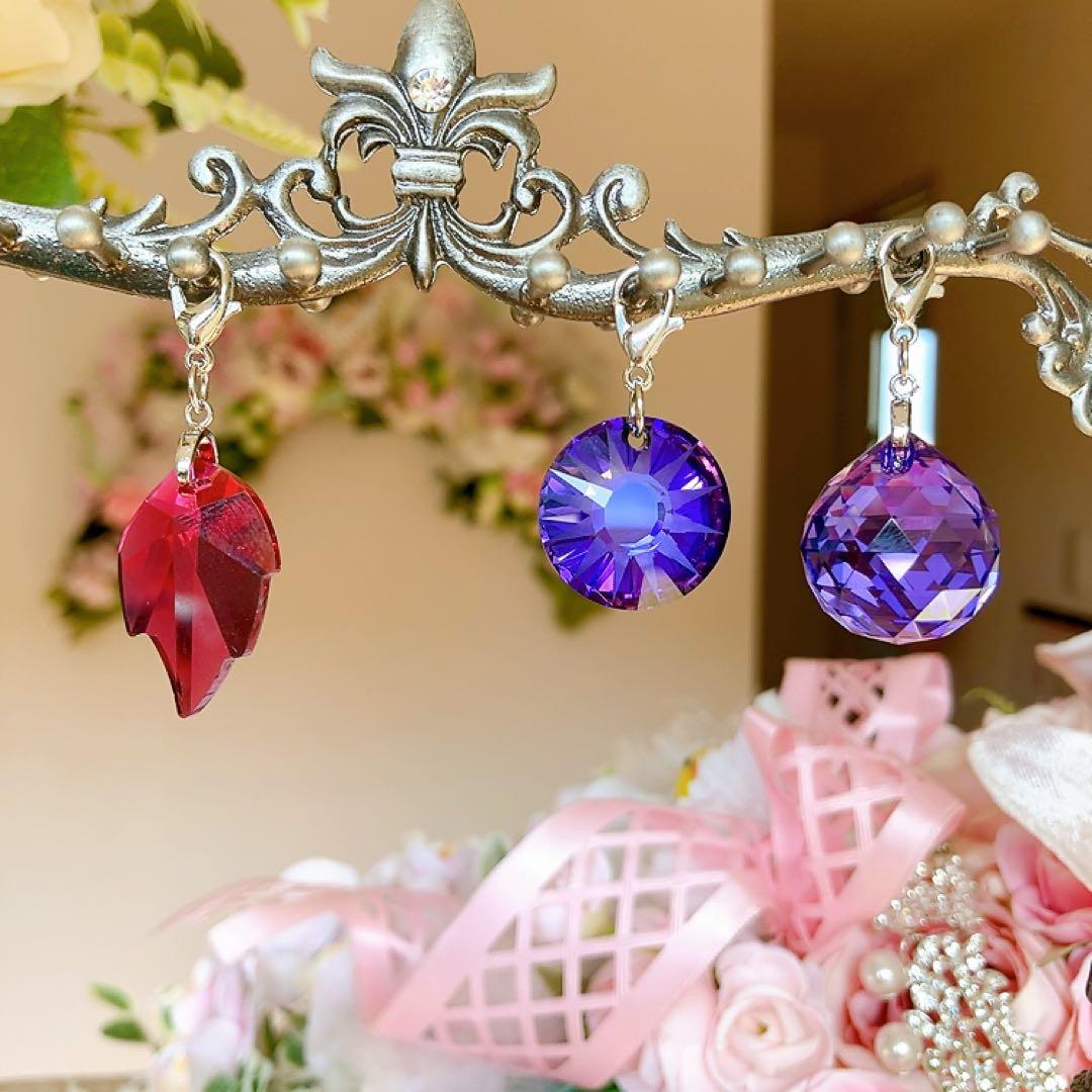 ☆かおmama☆様♡*.スワロフスキー♡シャンデリア付きスタンドサンキャッチャー