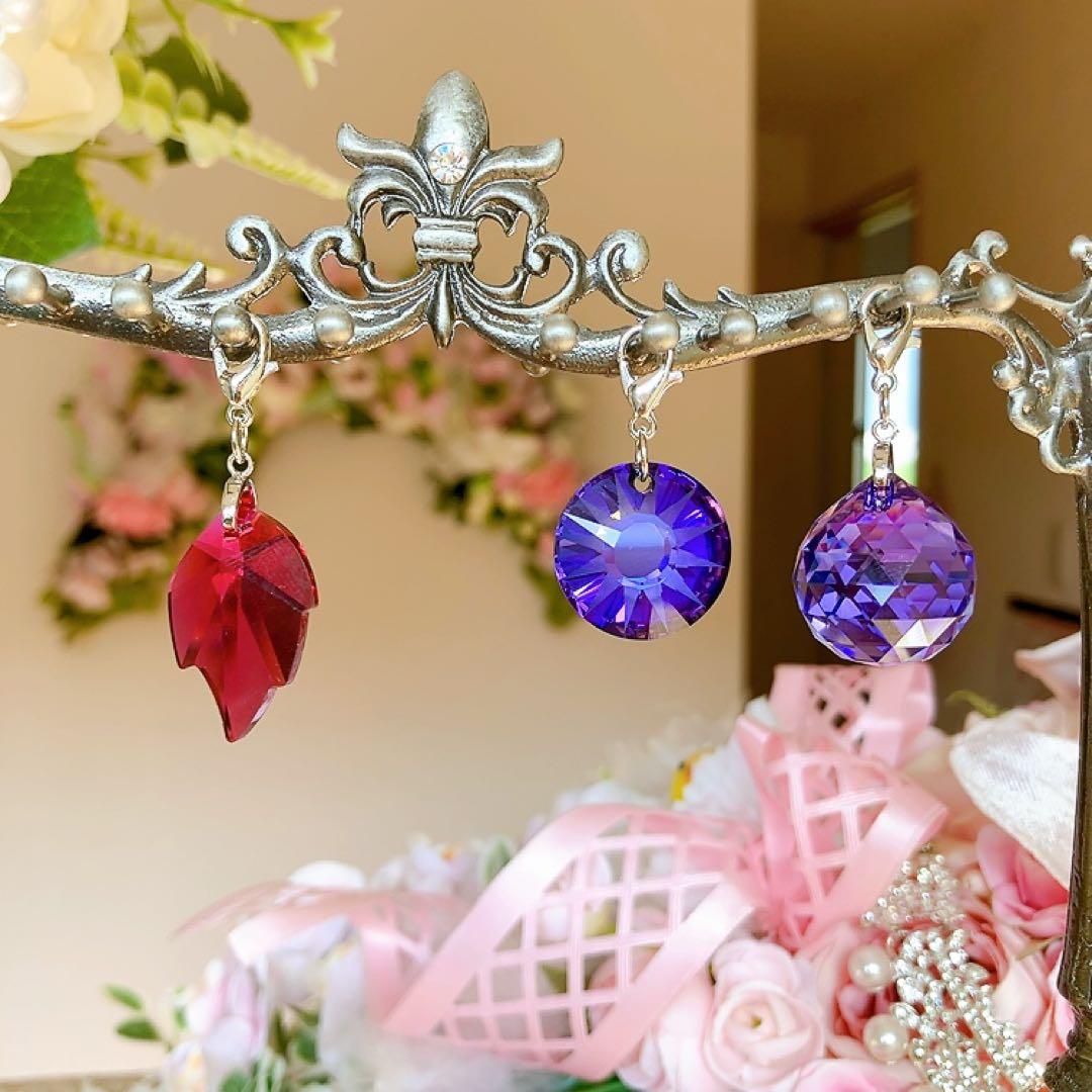 ☆かおmama☆様♡*.スワロフスキー♡シャンデリア付きスタンドサンキャッチャー