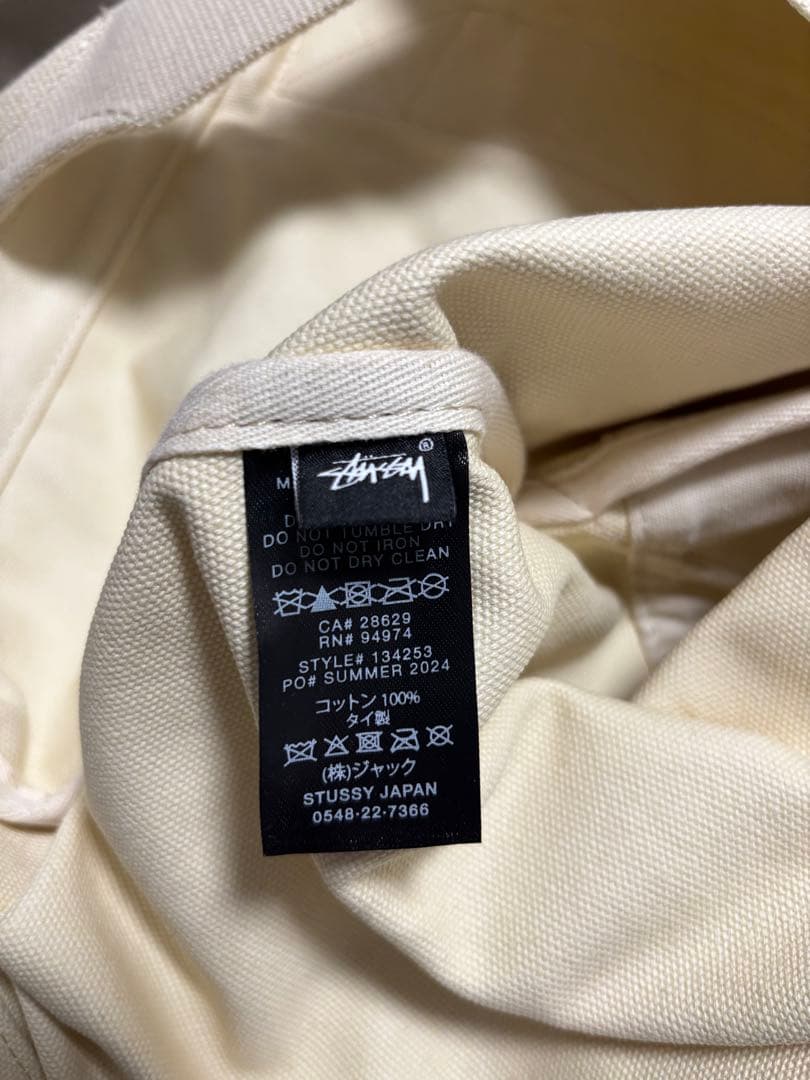Stussy Workgear トートバッグ ベージュ
