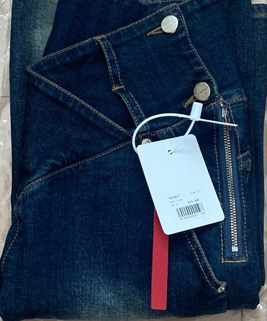 THEREDTHREAD S V-shape denim 1 ブルー　Blue