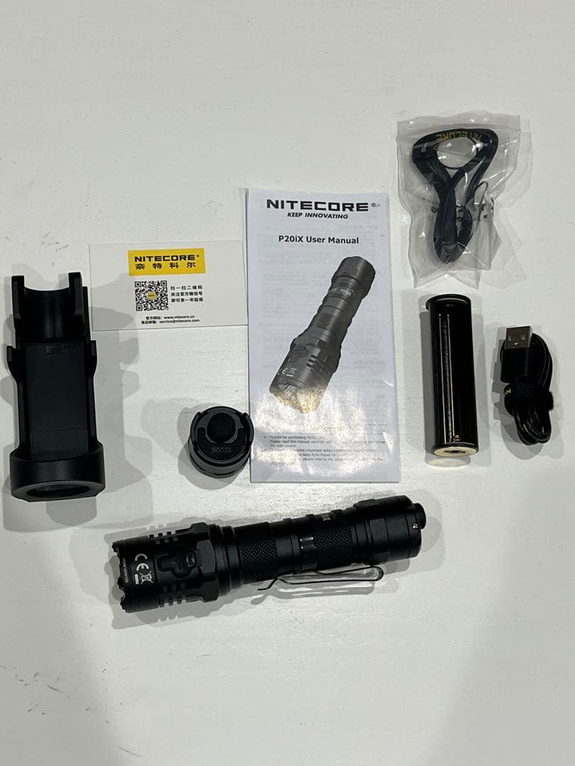 NITECOREナイトコア　P20ix タクティカルフラッシュライト4000lm