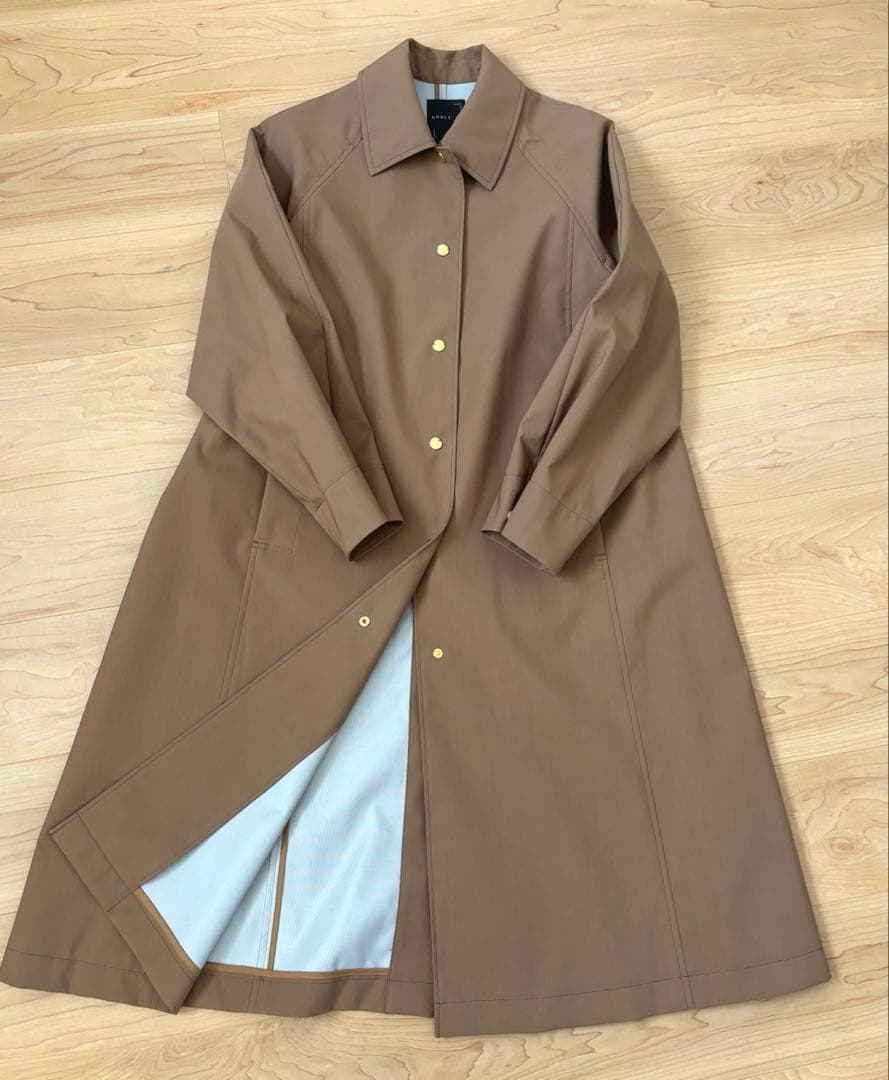 極美品★NOBLE｜定価3,8万 22AW ウインドプルーフステンカラーコート