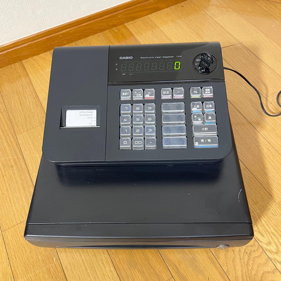 【動作確認済み/１か月保証付き】カシオレジスター 17CR CASIOレジスター