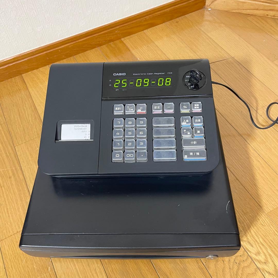 【動作確認済み/１か月保証付き】カシオレジスター 17CR CASIOレジスター
