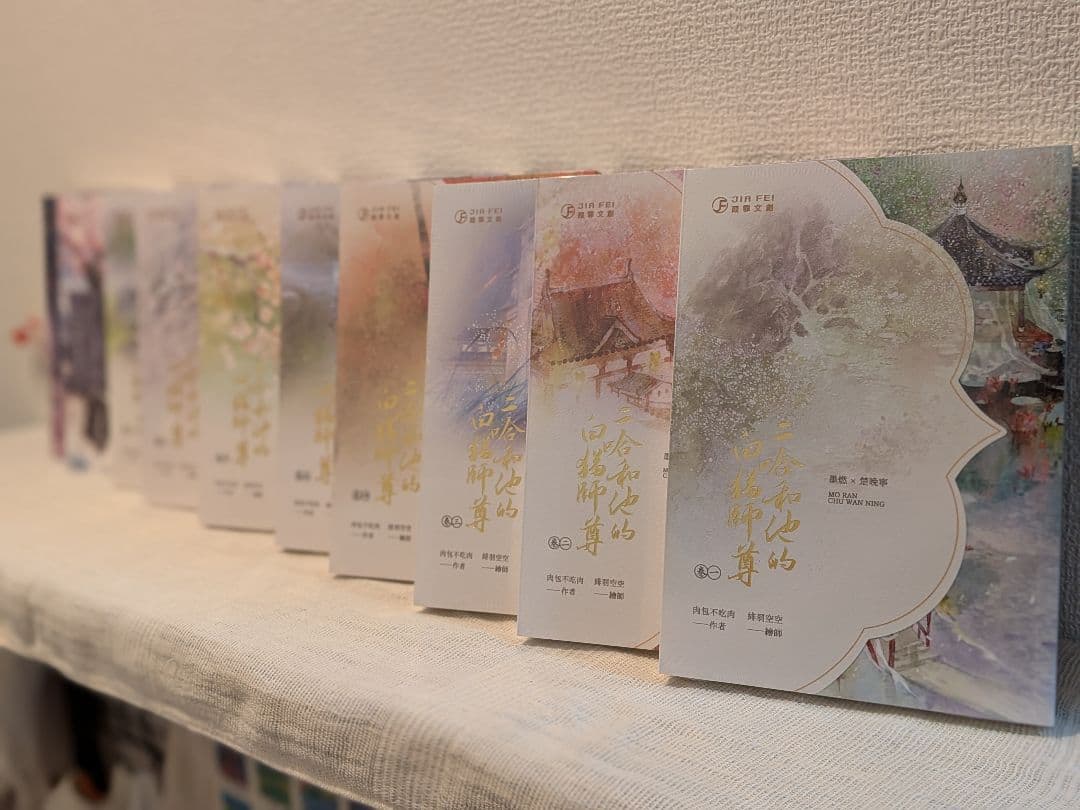 【週末価格です】二哈和他的白猫師尊 台湾繁体字【本編8巻・番外2巻】全巻BOX付