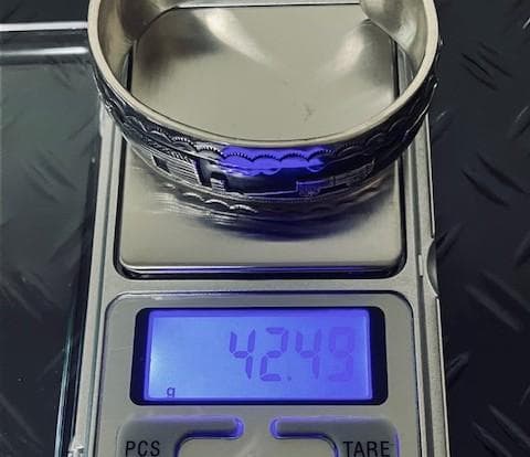 ナバホ族R.H.BEGAY STERLING 刻印 バングル SILVER925