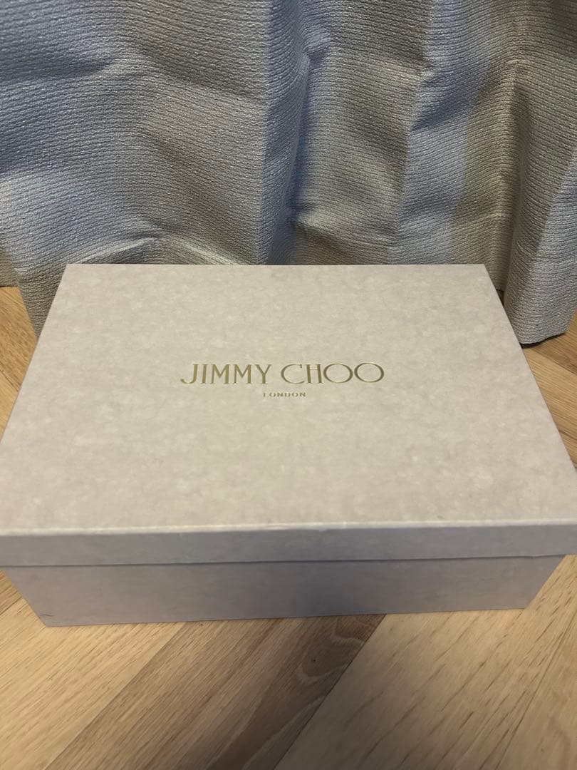 Jimmy Choo スリングバックパンプス ホワイト/ベージュ