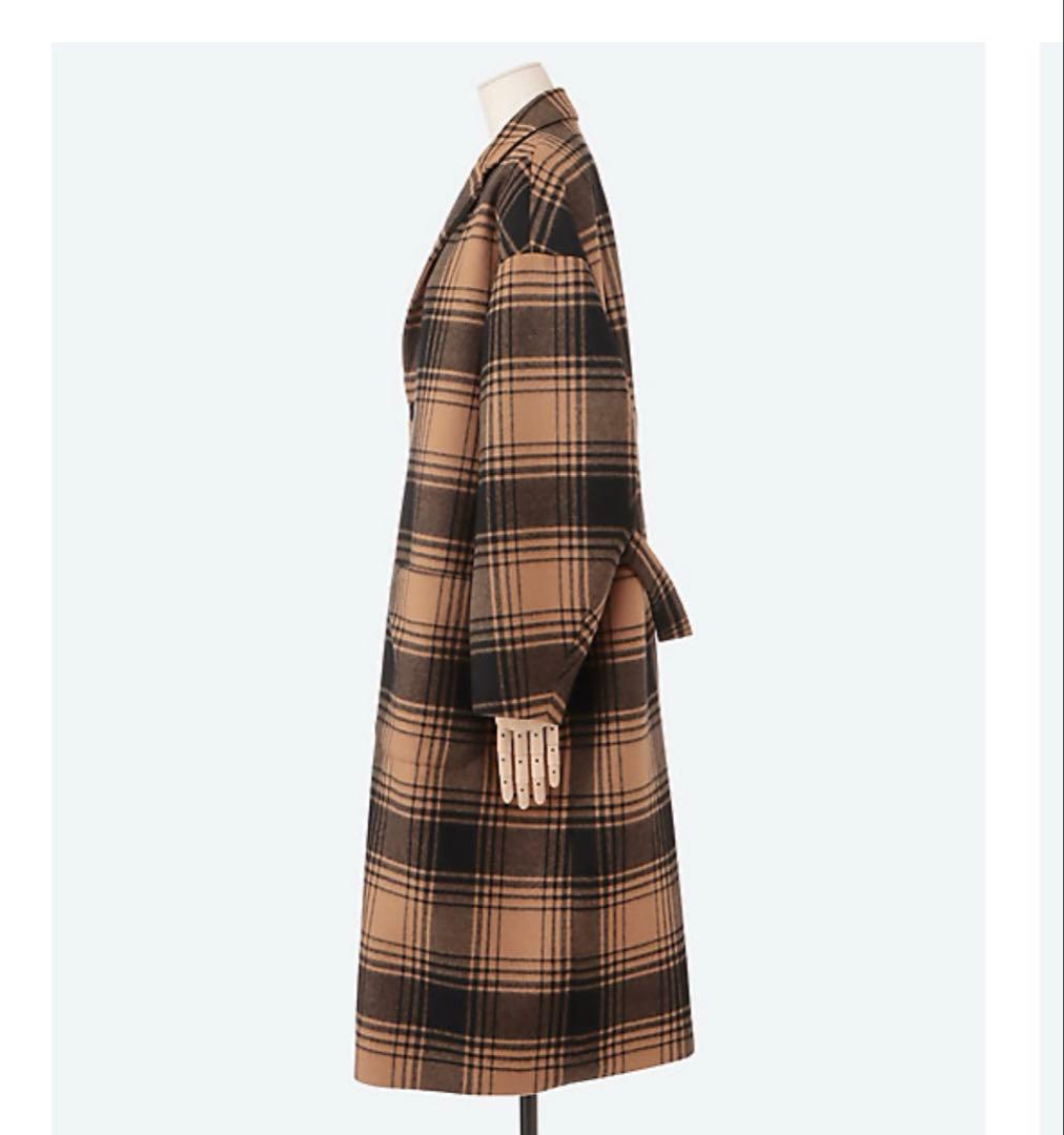 【完売品】HYKE 25AW PLAID COAT size1