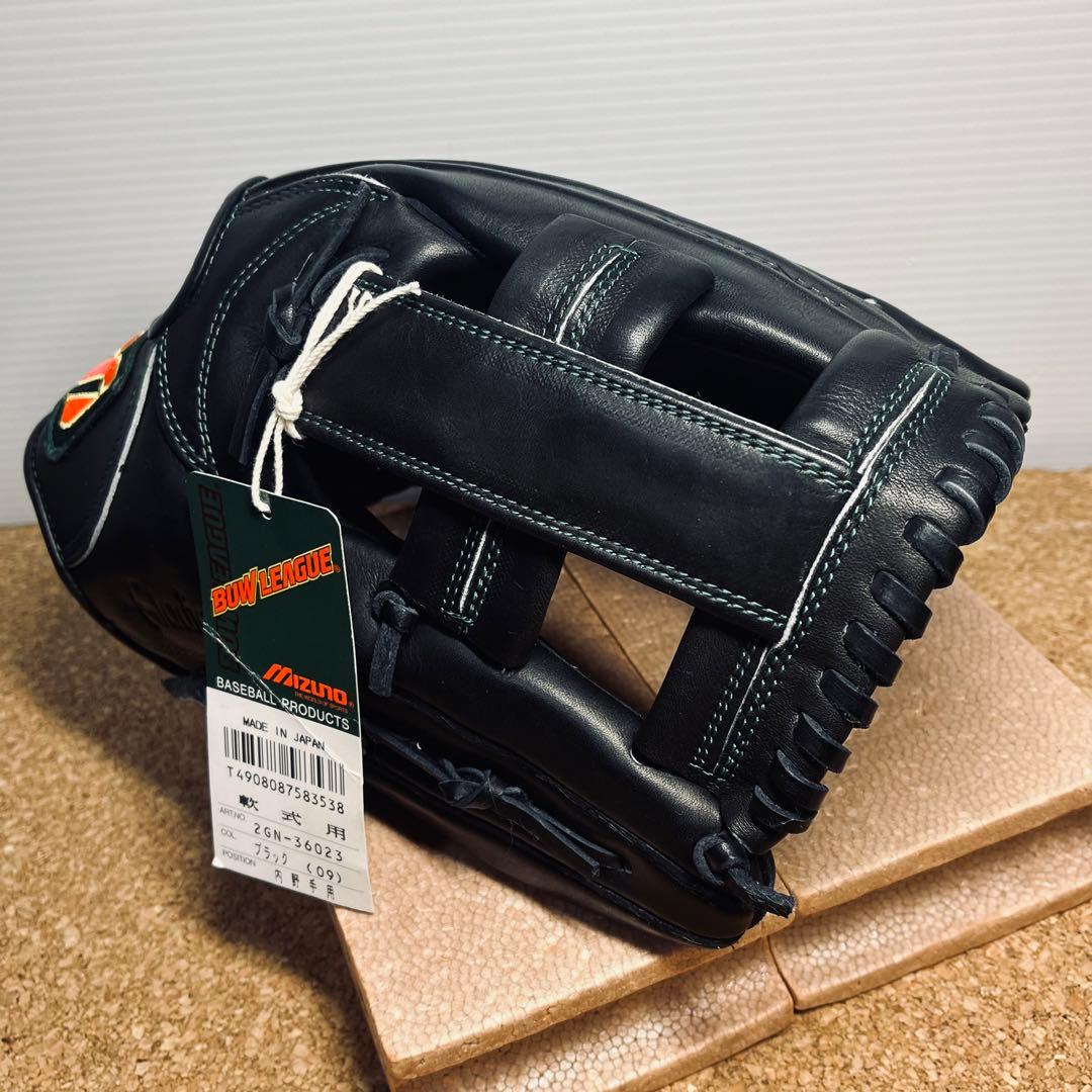 未使用】MIZUNO軟式野球内野用グローブBUW LEAGU/2GNー36023