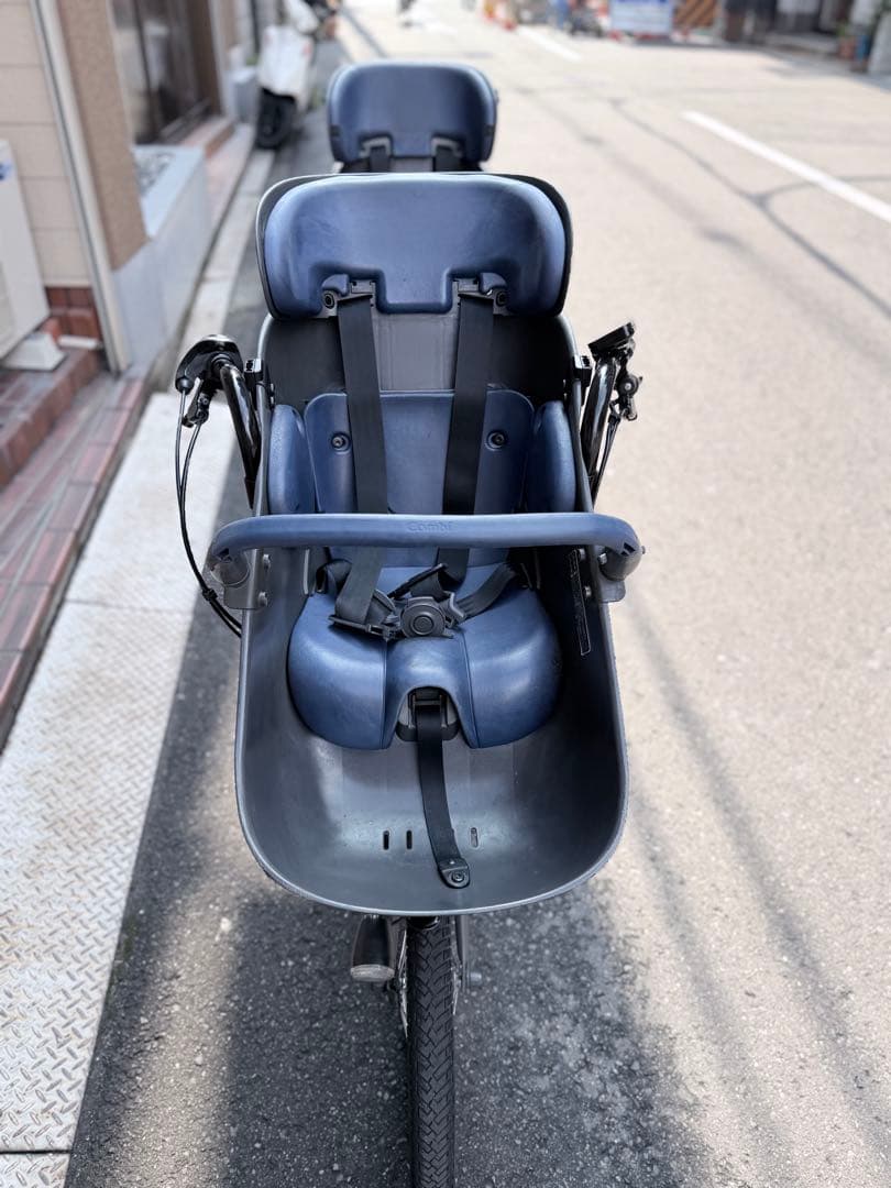 大阪府　子供乗せ　パナソニック　 電動アシスト自転車 チャイルドシート2つ付き