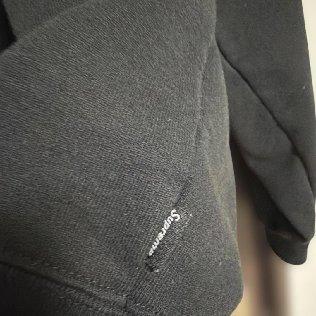 supreme Sロゴパーカー　ブラック　Lサイズ