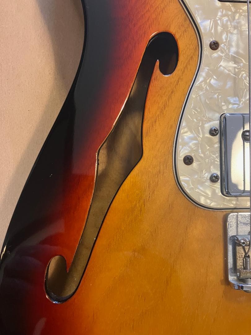 Fender Mexico Telecaster Thinline サンバースト