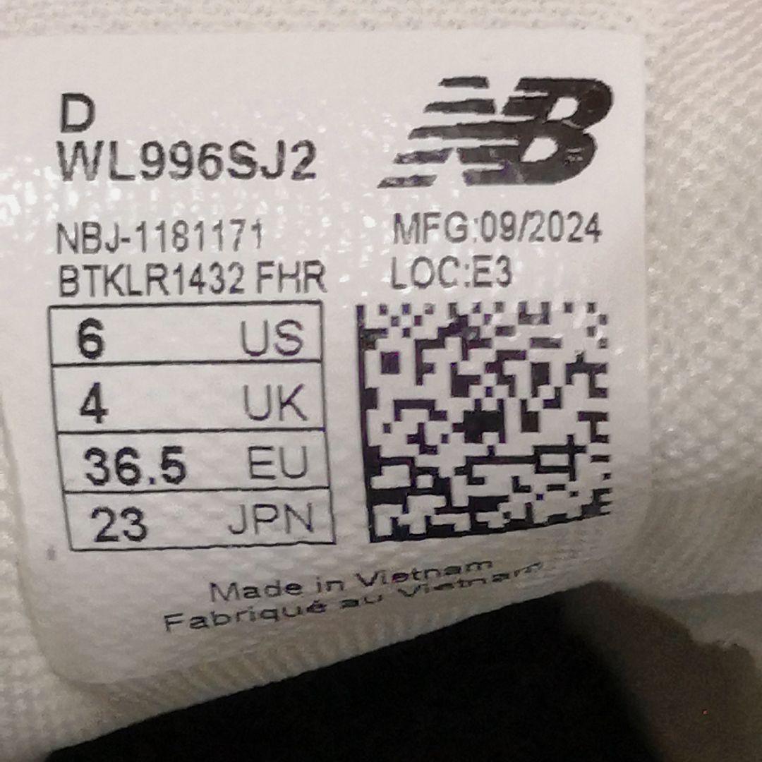 【未使用タグ付】人気✨ニューバランス WL996SJ2 ライトベージュ 23cm