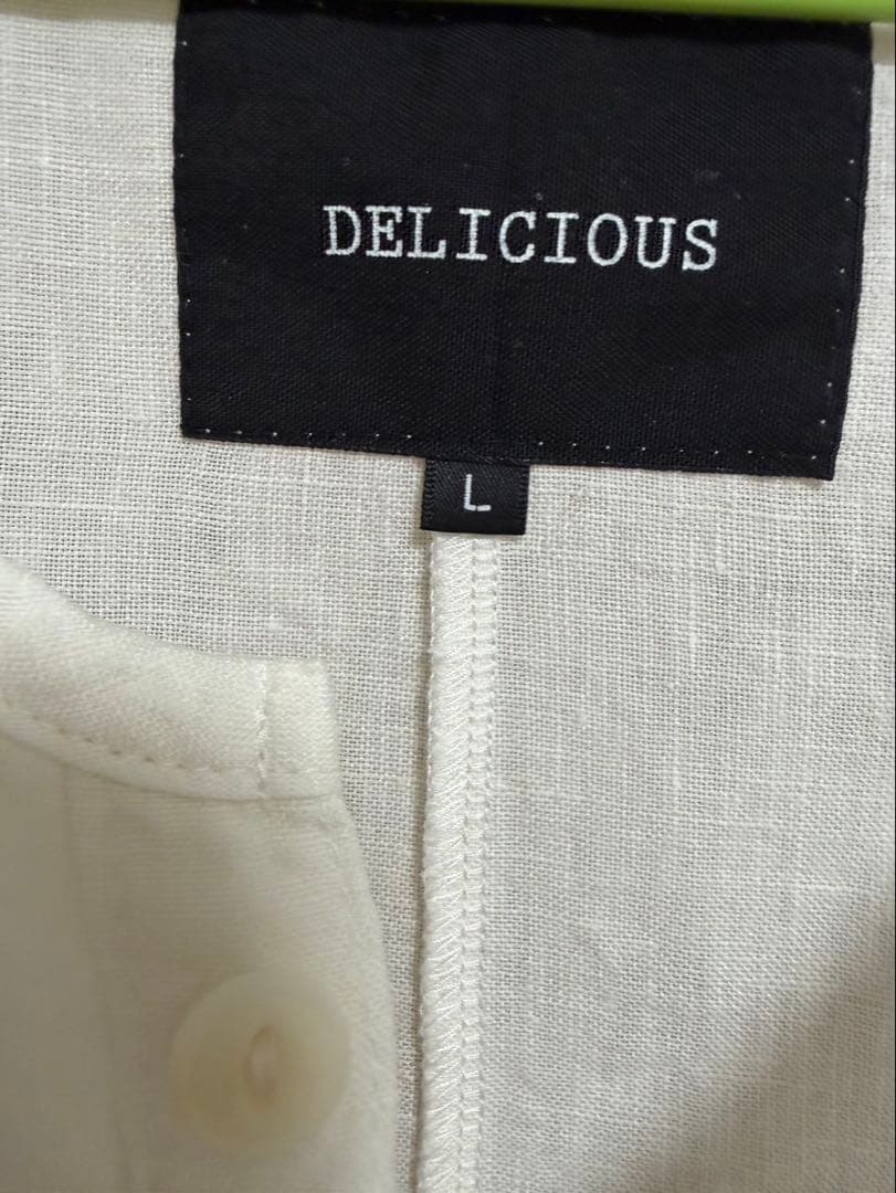 カブ　DELICIOUS ホワイト 七分袖カットソー L