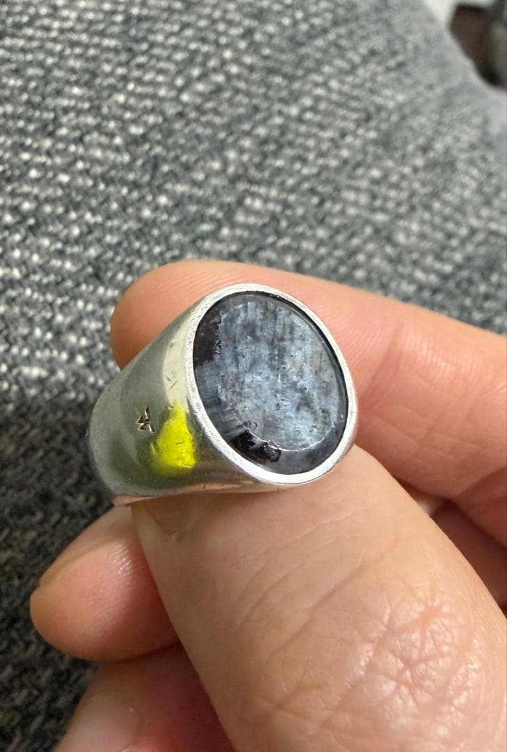 アクセサリー TOMWOOD OVAL RING LARVIKITE 56